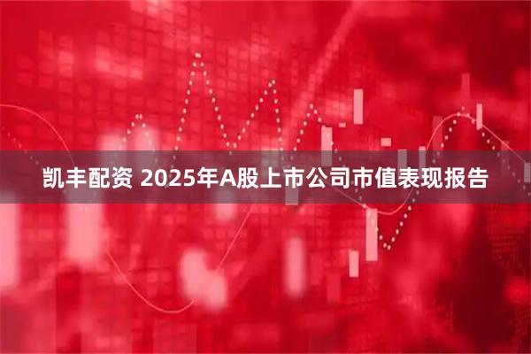 凯丰配资 2025年A股上市公司市值表现报告